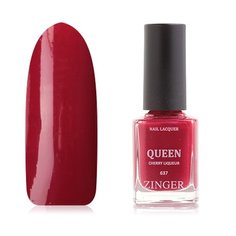 Лак ZINGER Queen, 12 мл, 637 Cherry liqueur