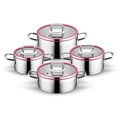 Набор кастрюль "Bradex", из нержавеющей стали TAC, 8 предметов