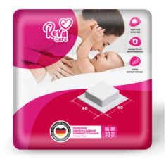 Одноразовые пеленки впитывающие для детей и взрослых Reva Care 60*60, 10 шт