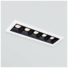Спот встраиваемый 9921 LED 10W 4200K белый/черный Elektrostandard 992