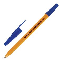 STAFF Ручка шариковая ORANGE C-51 1 мм, синий цвет чернил