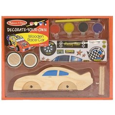 Сборная модель Melissa & Doug Decorate-your-own Wooden race car 2370