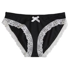 Трусы-слипы "Очарование" (черный, микрофибра), размер 44 Mama Com.Fort