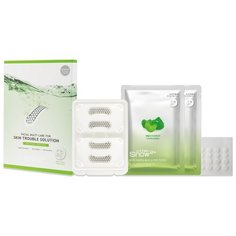 Snow2+ Facial Multi Care for Skin Trouble Solution Микроигольные патчи с магнием,маска для лица,от прыщей, акне и высыпаний/патчи с микроиглами