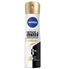 Nivea антиперспирант, спрей, Черное и Белое Невидимый Гладкий шелк, 150 мл