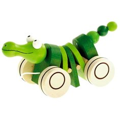 Каталка "Крокодил" (арт. 90986) Bino