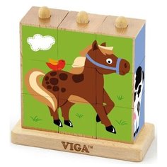 Пирамидки-кубики "Ферма" Viga