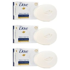 DOVE Крем-мыло твердое Красота и уход 135гр (3 шт в наборе)