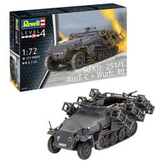 Revell Сборная модель Германский бронетранспортёр Sd.Kfz. 251/1 Ausf. C + Wurfr. 40, 1:72