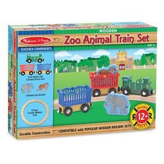 Игровой набор "Железная дорога. Животные зоопарк" Melissa & Doug