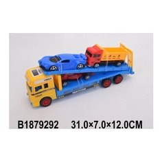 Машинка инерционная "Тяжеловоз-1", 31 см Рыжий кот