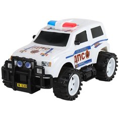 Машинка детская ТМ "Компания Друзей" Инерционный Внедорожник "ДПС" белый 18,5х20х37 см