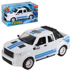 Машинка детская инерционная со светом и звуком, на батарейках, в/к 27*13,5*15см. Компания Друзей