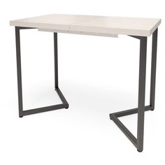 Стол-консоль Millwood "Лондон loft - дуб белый крафт", 1000/1400х600х760 мм