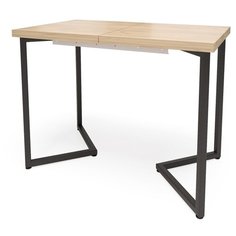Стол-консоль Millwood "Лондон loft - дуб золотой крафт", 1000/1400х600х760 мм