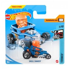Hot Wheels Базовая машинка Skull Shaker, синяя