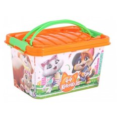 Контейнер "Альтернатива. 44 котёнка", прямоугольный с крышкой, 7 литров Alternativa