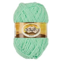 Пряжа Adelia Sofia, 100% полиэстер, 10*50 г, 90 м+-6 м, №22, светло-зеленый