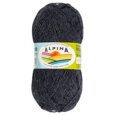 Пряжа Alpina Roland, 100% альпака, 4*50 г, 200 м+-10 м, №27, темно-серый