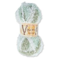 Пряжа Visantia Zikzak, 100% полиэстер, 5*100 г, 100 м+-3 м, №6605, зеленый, бледно-зеленый