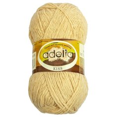 Пряжа Adelia Kiss, 100% полиэстер, 10*50 г, 145 м+-7 м, №15, бежевый