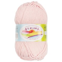 Пряжа Alpina Misty, 70% хлопок, 30% шерсть, 10*50 г, 105 м+-5 м, №07, бледно-розовый