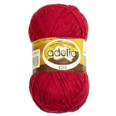 Пряжа Adelia Kiss, 100% полиэстер, 10*50 г, 145 м+-7 м, №13, бордовый