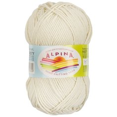 Пряжа Alpina Misty, 70% хлопок, 30% шерсть, 10*50 г, 105 м+-5 м, №03, лен
