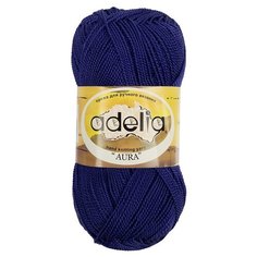 Пряжа Adelia Aura, 100% акрил, 10*50 г, 250 м+-5 м, №075, темно-синий