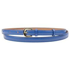 R0783 15 G СИНИЙ Ремень женский VIP Collection, натуральная кожа