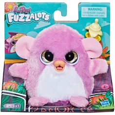 Интерактивная мягкая игрушка FurReal Friends Fuzzalots Обезьянка F1928 розовый