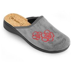 Тапочки анатомические INBLU RA-5B серого цвета (Размер 37 / 23см)