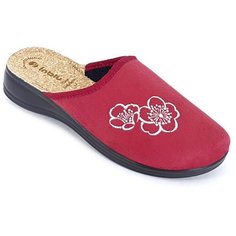 Тапочки анатомические INBLU RA-5B бордового цвета (Размер 39 / 24см)