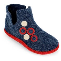 Высокие тапочки INBLU P2-4D темно-синего цвета (Размер 36 / 22,5см)