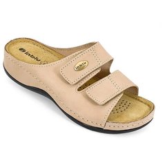 Сабо из натуральной кожи INBLU 36-3A песочного цвета (Размер 40 / 25,5см)