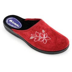 Тапочки анатомические INBLU CA-7B бордового цвета (Размер 39 / 24см)