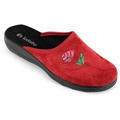 Тапочки анатомические INBLU CA-5D бордового цвета (Размер 36 / 22,5см)