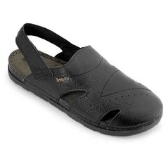 Сандалии из натуральной кожи INBLU CR-2C чёрного цвета (Размер 40 / 25,5см)