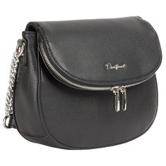 Сумка кросс-боди женская David Jones 6508-1 BLACK, черная