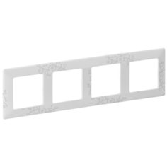 Рамка 4п Legrand754124 Valena Life, белый