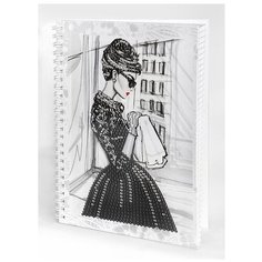 Алмазная мозаика тетрадь Color Kit Завтрак у Тиффани, клетка 48 листов TR002