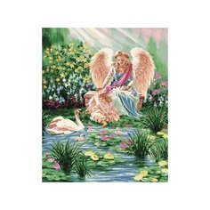 Картина по номерам на подрамнике Крылатые существа 40х50 Paintboy