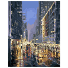 Картина по номерам Color Kit на подрамнике Улица города 40х50 CG2030