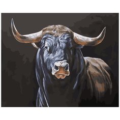 Картина по номерам Color Kit на подрамнике Бык 40х50 CG2015
