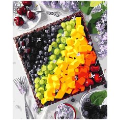 Картина по номерам Paintboy на подрамнике Десерт 40х50 GX26641