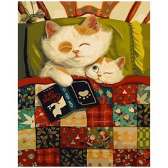 Картина по номерам Paintboy на подрамнике Сказки на ночь 40х50 GX26094