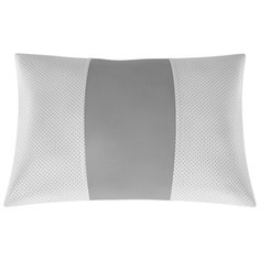 Автомобильная подушка, поясничный подпор Экокожа. Середина: с.-серая гладкая экокожа. Боковины: бежевая экокожа с перфорацией. Avtolider1