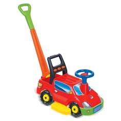 Автомобиль-каталка "Пикап" с ручкой Полесье