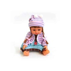 Кукла музыкальная "Алина" с косичками, в сумочке Play Smart