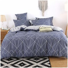 Комплект постельного белья СИТРЕЙД C464, размер 1,5 спальный, сатин (100% хлопок), наволочки 70х70 2 шт.